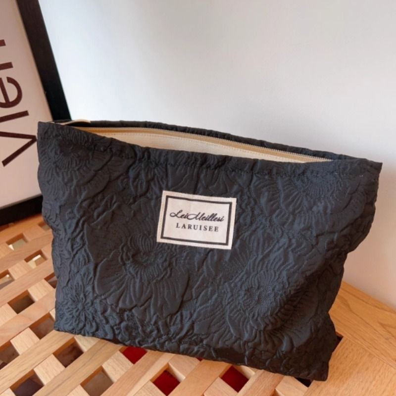 2023新款提花化妆包女便携大容量收纳袋超火高级感旅行洗漱包随身,收纳整理,化妆包,淘宝优惠券,粉丝福利购,淘宝优惠卷