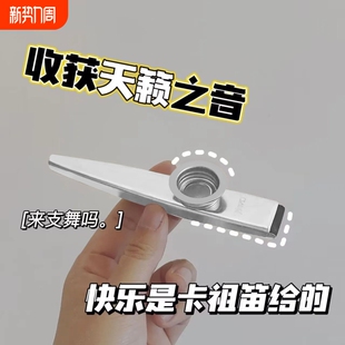 乐器玩具卡祖笛口哨子口琴初学者入门吹奏萨克斯儿童口肌发音训练