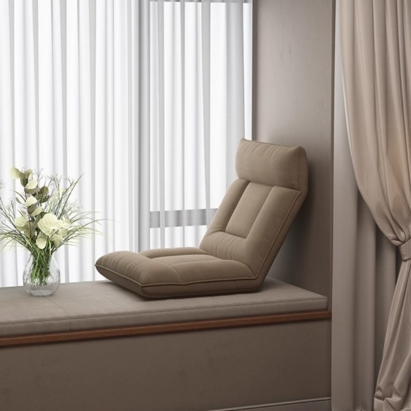 懒人沙发可躺可睡床上靠背榻榻米靠垫折叠飘窗坐垫座小椅单人卧室