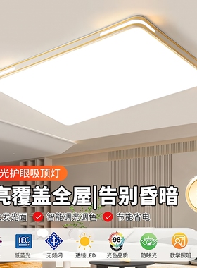客厅主灯吸顶灯 2026新款大气简约现代LED家用餐厅卧室灯中山灯具