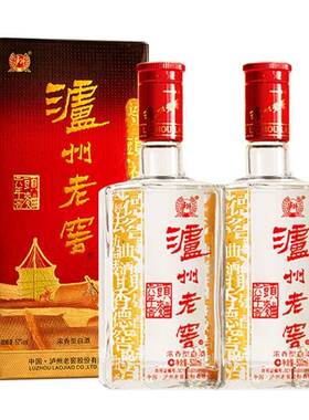 泸州老窖六年窖头曲52度500ml*2瓶浓香型纯粮白酒送礼陈酿百年