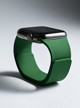 适用iwatchs10苹果S9手表带4SE软磁吸硅胶applewatch9代男S8运动S7女士腕带高级感ultra夏季6星光保护智能