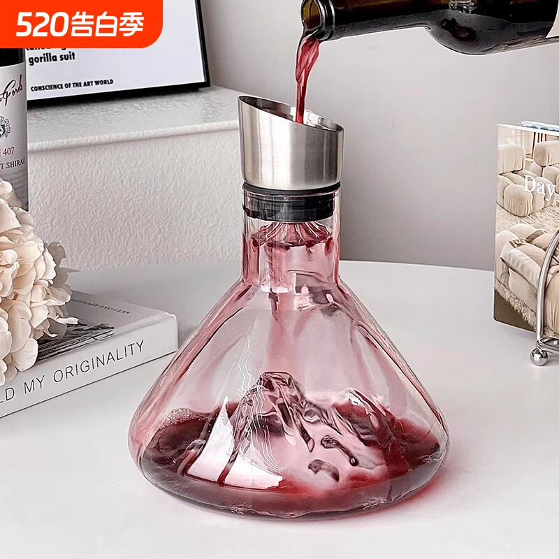 醒酒器红酒杯家用套装高端醒酒瓶高颜值葡萄酒分酒器壶高级感商用