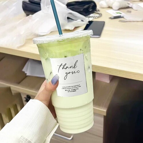 超大容量1000ml火炬杯奶茶杯