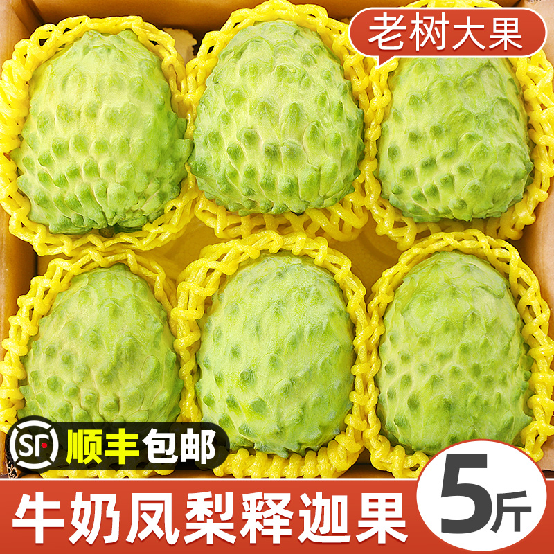 释迦果新鲜番荔枝大目凤梨牛奶果林檎摩尼果当季水果