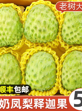 释迦果新鲜番荔枝大目凤梨牛奶果林檎摩尼果当季水果