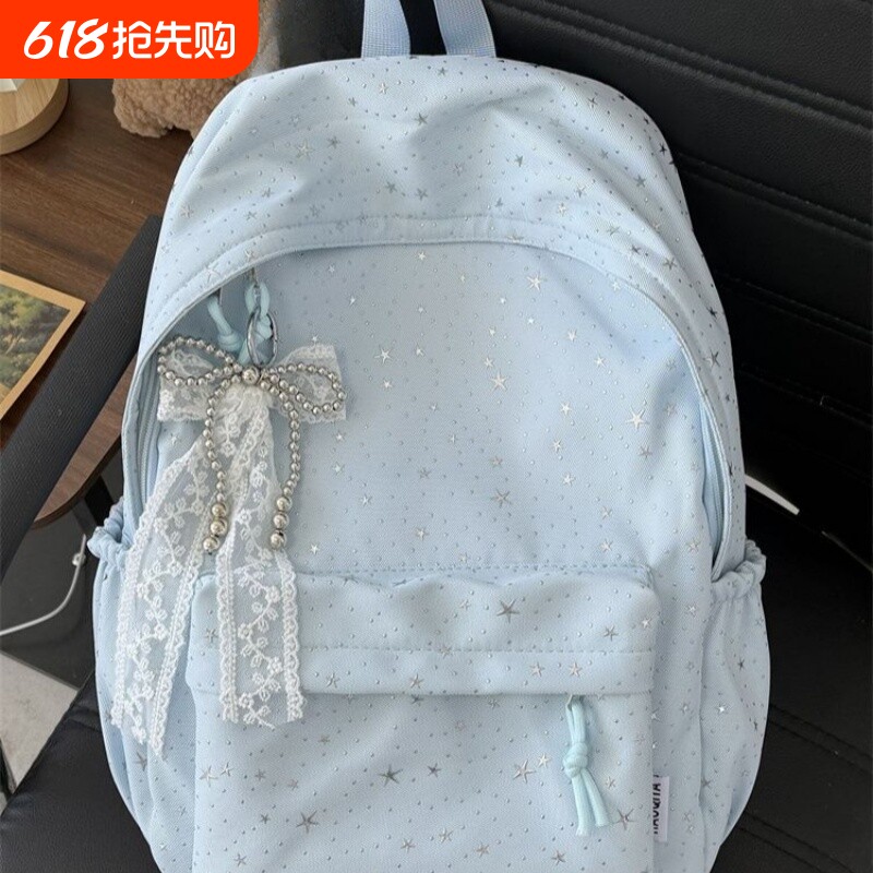 小学生五六年级书包女2025设计双肩包大学生百搭轻便背包初中可放