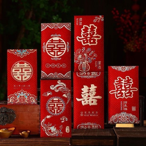 红包结婚专用千元喜字包2025新款婚礼改口利是封蛇年随份子红包袋