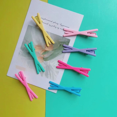 8个4.5cm交叉刘海清新甜美小发夹