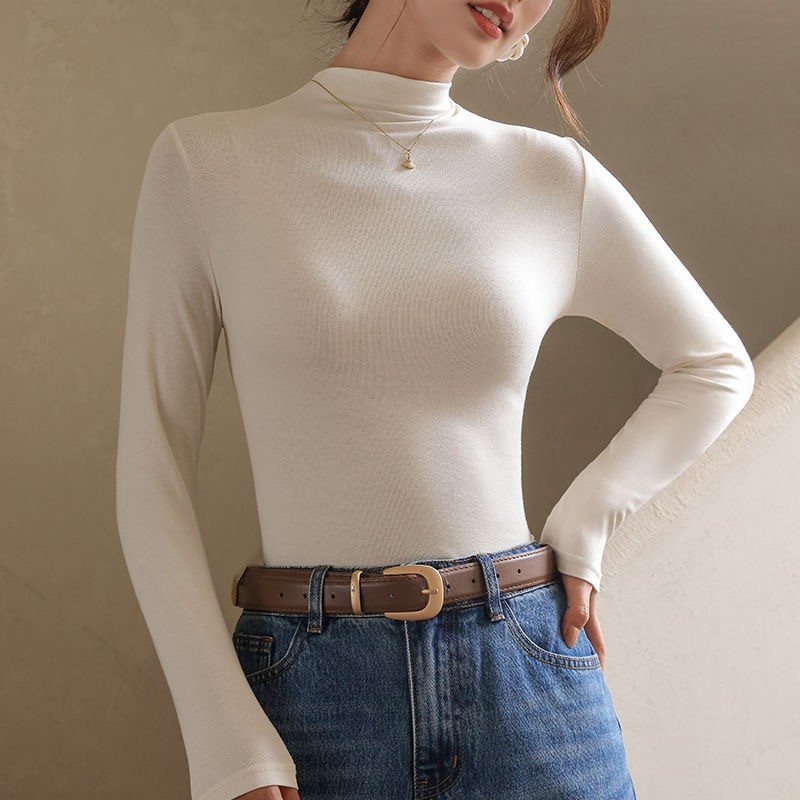 俞兆林半高领保暖内衣打底女士春秋冬长袖内搭新款秋衣上衣多规格,女士内衣/男士内衣/家居服,吊带/背心/T恤/打底/肌底衣,淘宝优惠券,粉丝福利购,淘宝优惠卷