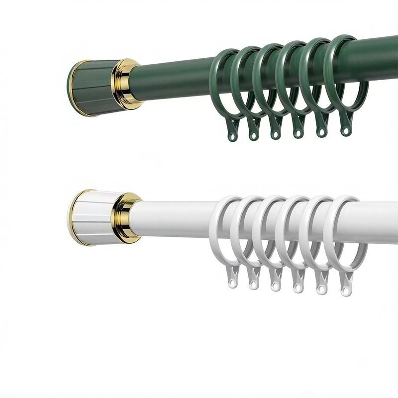 窗帘免打孔安装杆窗帘杆子伸缩杆晾衣浴帘杆窗帘支架罗马杆门撑杆