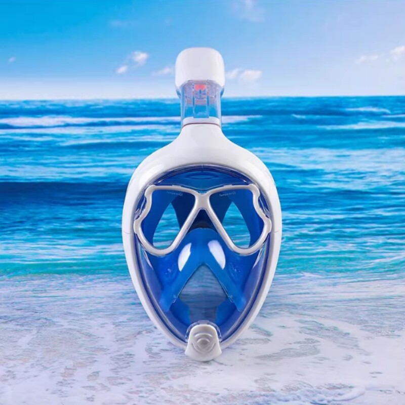 169可配近视玻璃全面罩全干式潜水镜面罩浮潜装备男女成人潜水面