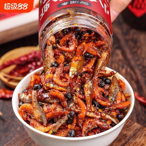 湖南特产下饭菜开胃菜小鱼小虾