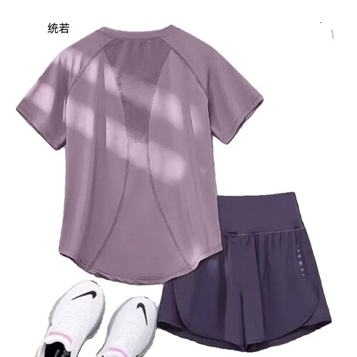 暴汗服女跑步运动T恤春夏