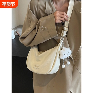 伊布古奇时尚通勤单肩包软皮包包女2025新款秋冬百搭手提斜挎包包