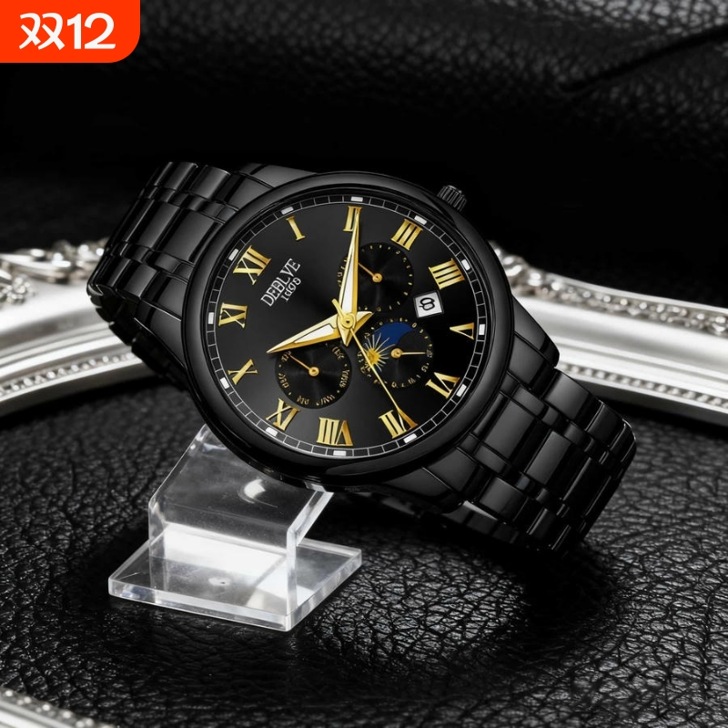 品牌正品手表男概念男士非机械表男款高级感学生运动男表潮腕表男