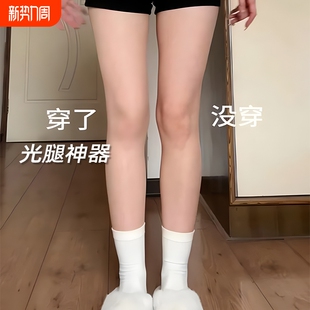 光腿神器丝袜女春秋防勾丝不掉档秋冬裸感加厚打底连裤袜薄绒加绒