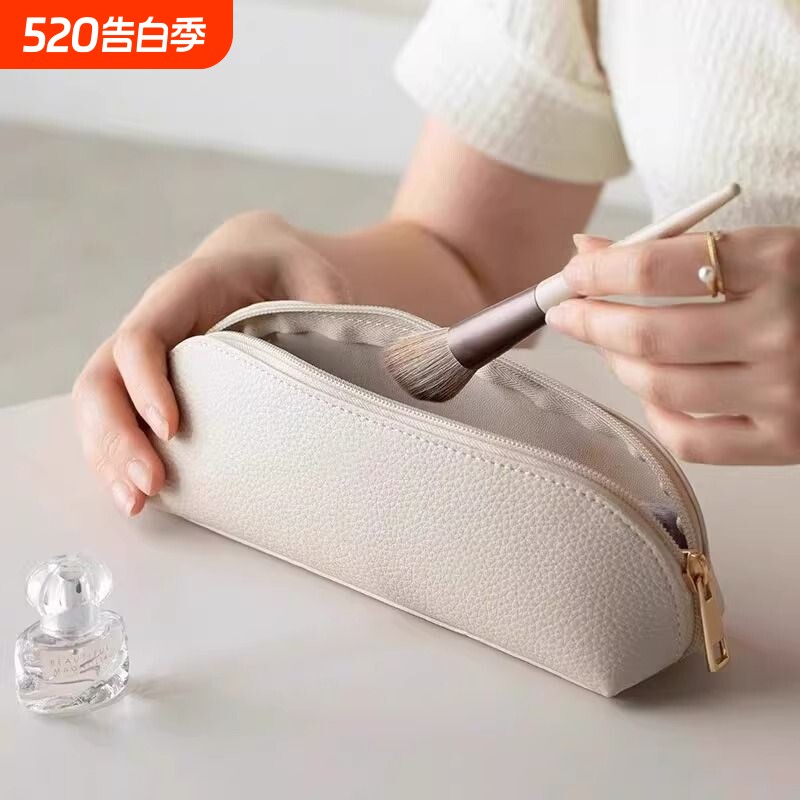 大容量笔袋2025新款女生化妆刷收纳包袋分区洗漱笔刷刷子防水手拿