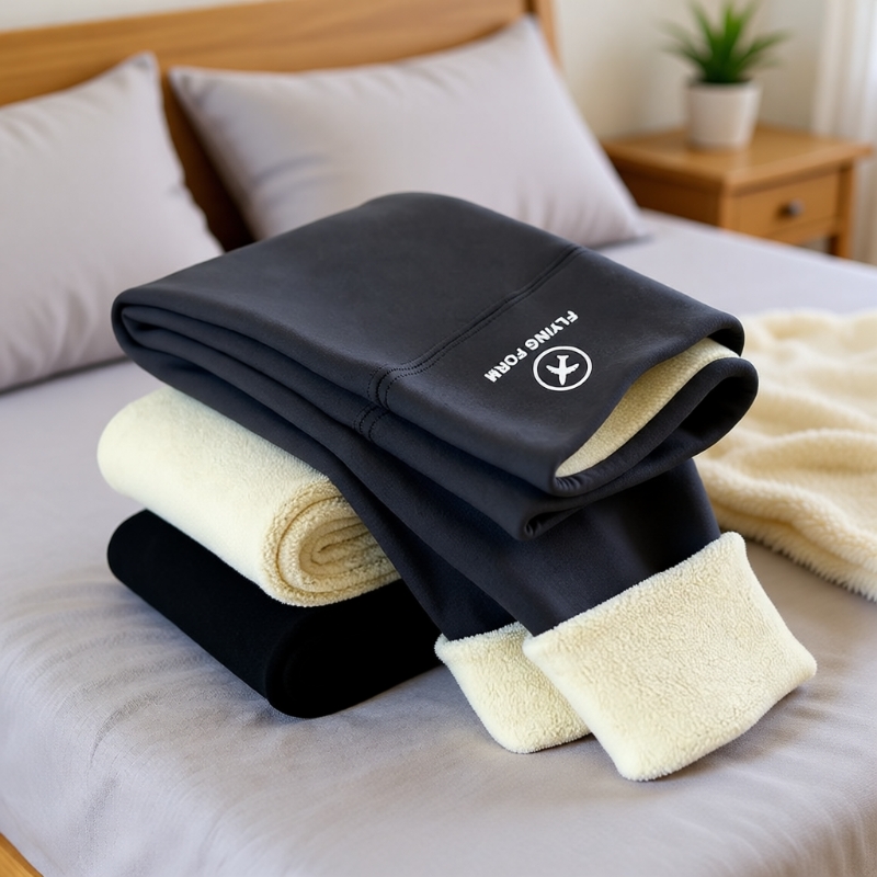 加绒鲨鱼底裤秋冬外穿大码秋裤冬季高腰紧身加厚棉裤梨型加长