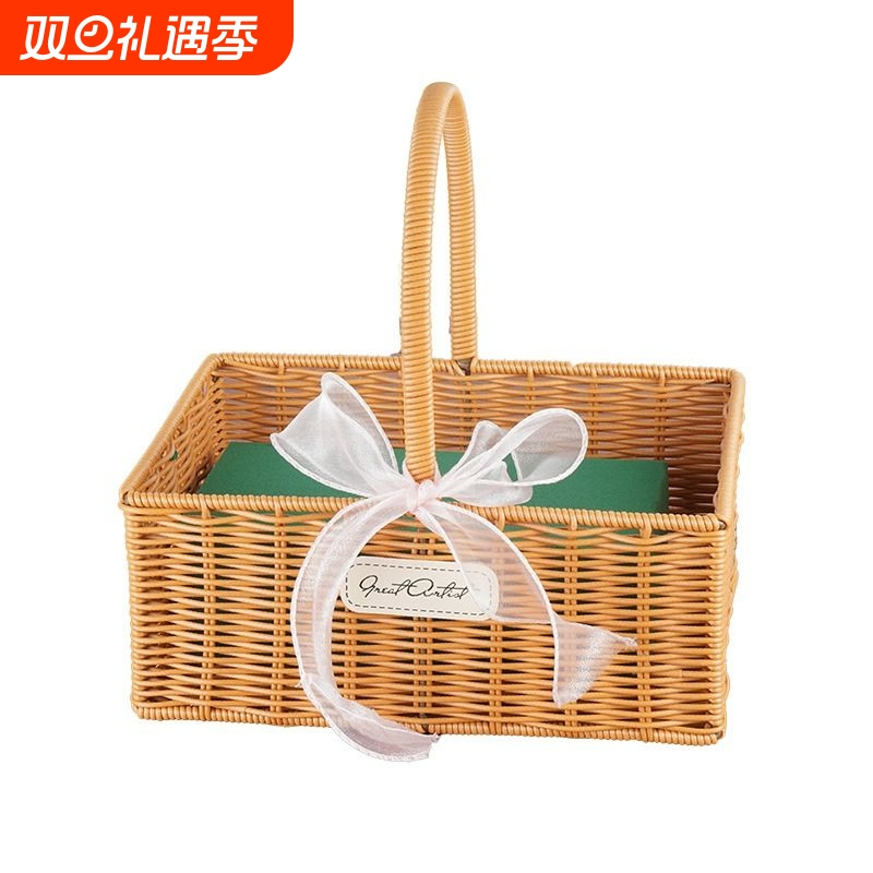 兔子拍照编织花篮|超3000次加购