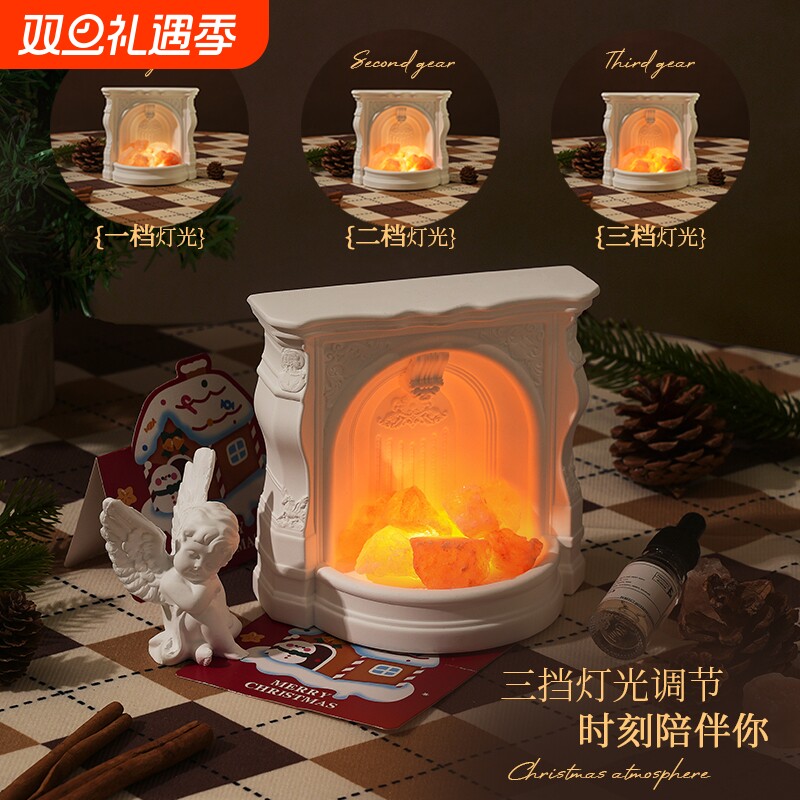 香薰天使壁炉摆件礼盒扩香生日礼物送女生家用创意氛围香氛精油