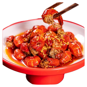 麻辣捞汁小龙虾尾开袋加热即食冷冻批发调味大号虾尾新鲜