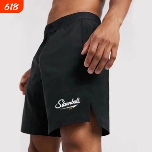 SLAMBALL体育生美式运动短裤男速干夏季直筒篮球训练裤跑步四分裤