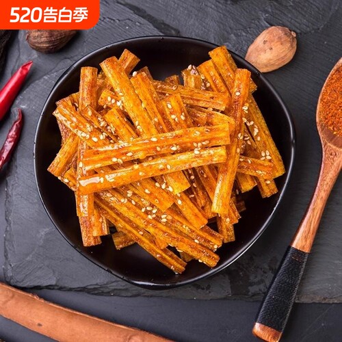 湖南特产辣条八宝里青丝麻辣80后90后怀旧5毛钱校园零食小吃