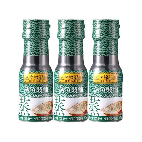 李锦记蒸鱼豉油100ml(PET瓶)*3瓶