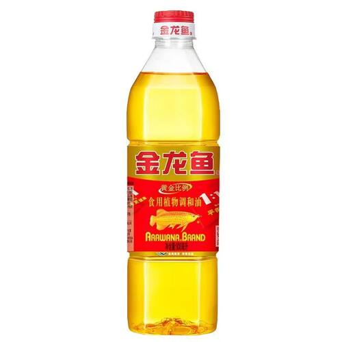 【金龙鱼】黄金比例食用植物调和油900ml炒菜烹饪
