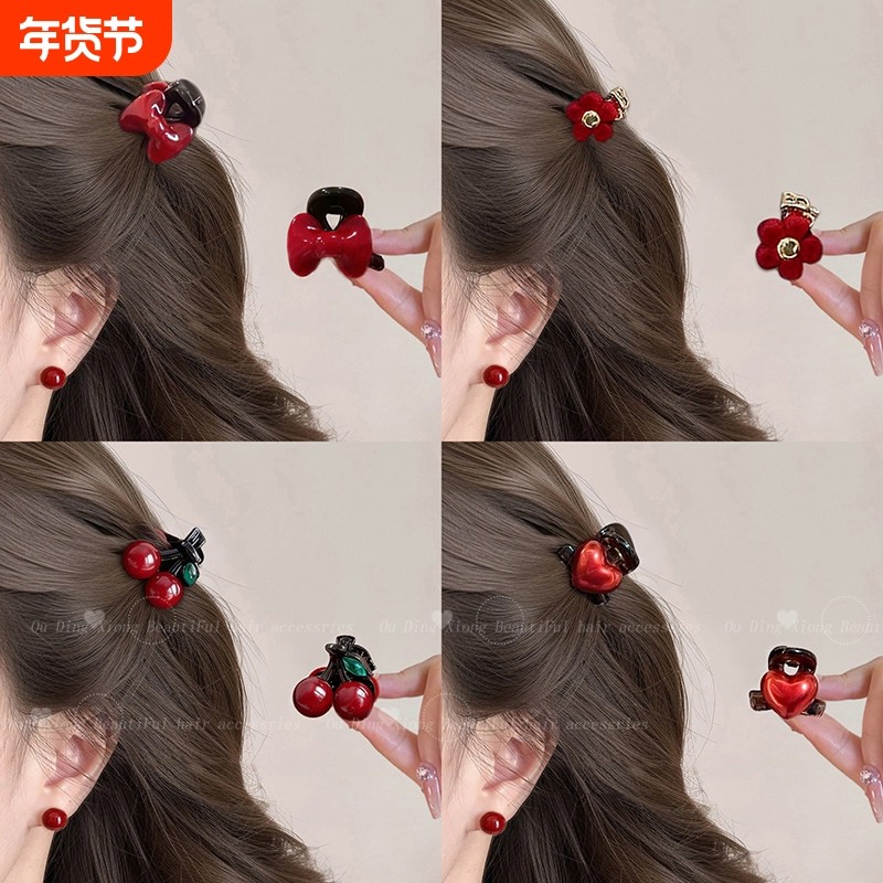 迷你蝴蝶结小抓夹女2026新款公主头发夹刘海小号夹子侧边发卡头饰