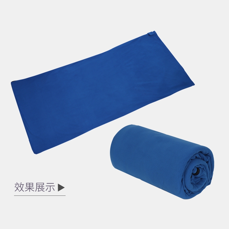 夏季抓绒睡袋内胆酒店隔脏室内午休便携四季通用睡袋跨境代发