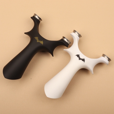 弓途新款圆头蝙蝠重炮二代ABS树脂弹弓皮筋精准