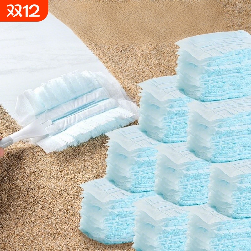 家用静电除尘掸一次性鸡毛掸子擦灰扫灰床底防尘吸附清洁清扫神器