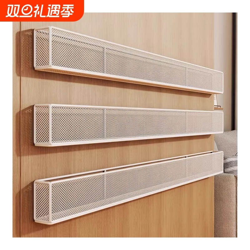 家用药品货架多层壁挂式置物架子大容量药物柜门收纳医药箱应急