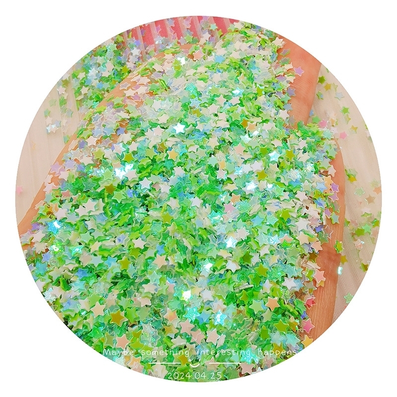 婚礼幻彩散钻服装亮片亮片手工装饰制作材料材料星星手持小饰品