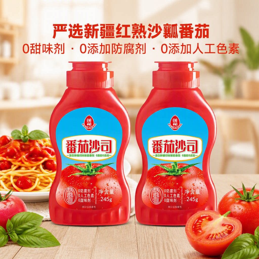 莲花番茄酱245g新疆蕃茄沙司图片