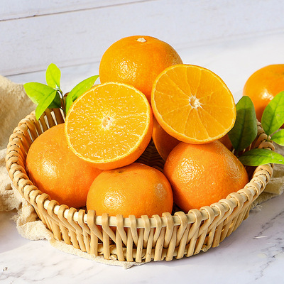 四川爱媛果冻橙新鲜时令水果现摘香甜手剥橙子8颗多规格