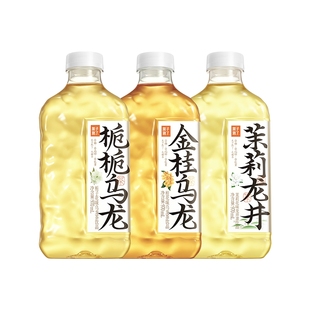 果子熟了无糖茶饮料970ml金桂乌龙栀栀0糖饮料茉莉瓶装 龙井临期