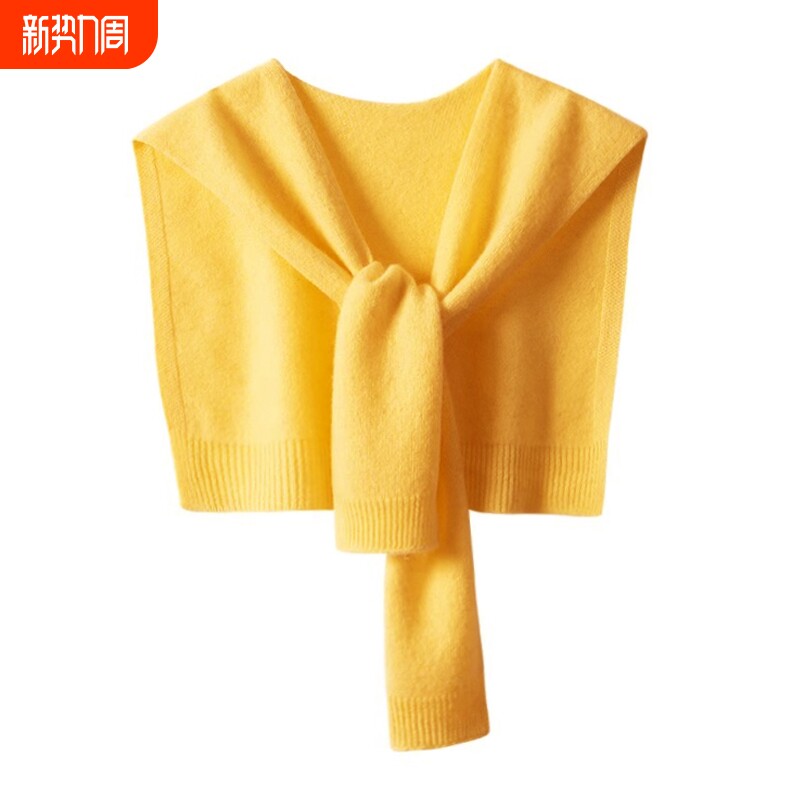 披肩女外搭披风搭配裙子韩国针织女外套冬季红色黑色白色紫色护颈