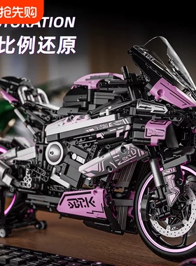 摩托车积木M1000R机械组2026新款跑车模型高难度男孩拼装玩具礼物