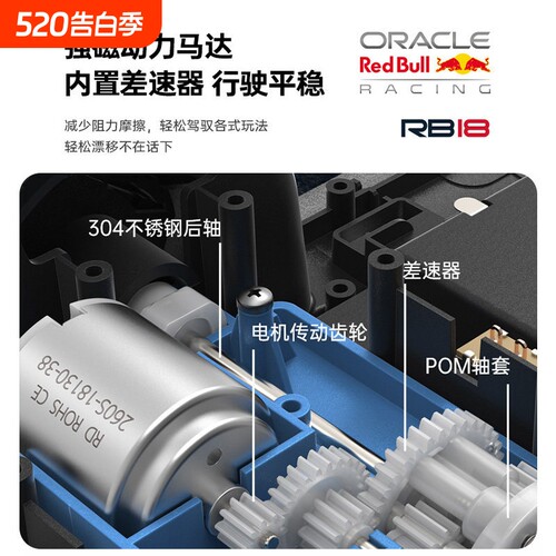 1:12红牛F1方程式赛车rc遥控汽车跑车玩具模型男孩儿童节礼物生日