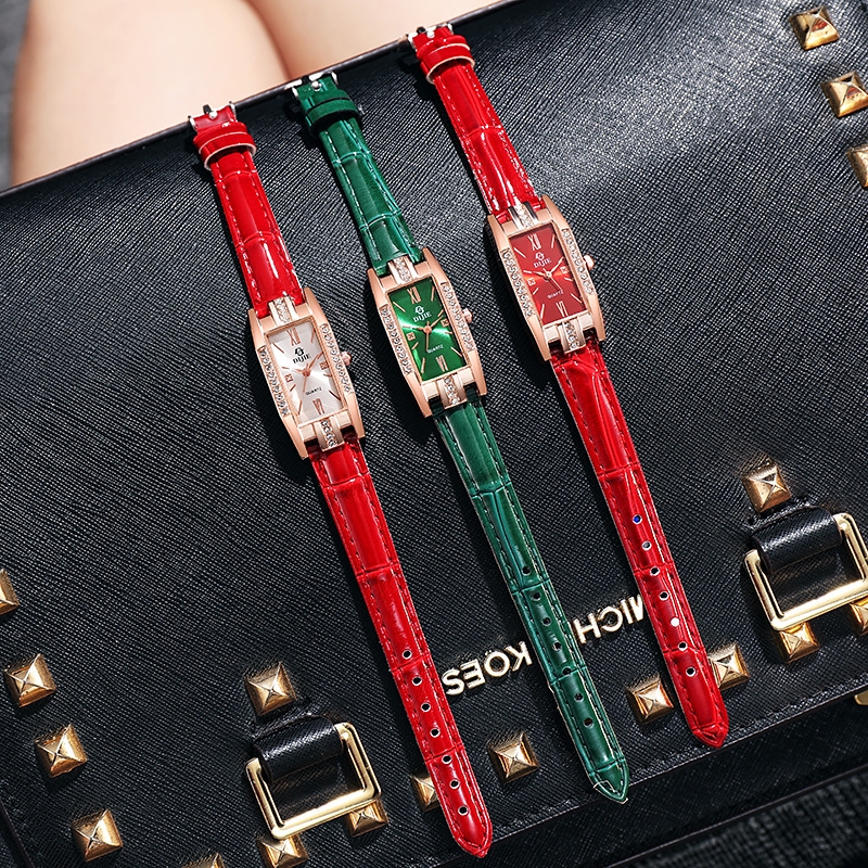 新款潮流表盘手表2024爆款时尚PU皮带女士石英腕表wish热卖罗马