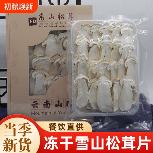 冻干松茸片特级|122人收藏