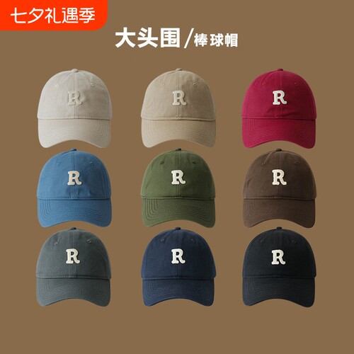 棒球帽韩版大头围显瘦显脸小百搭