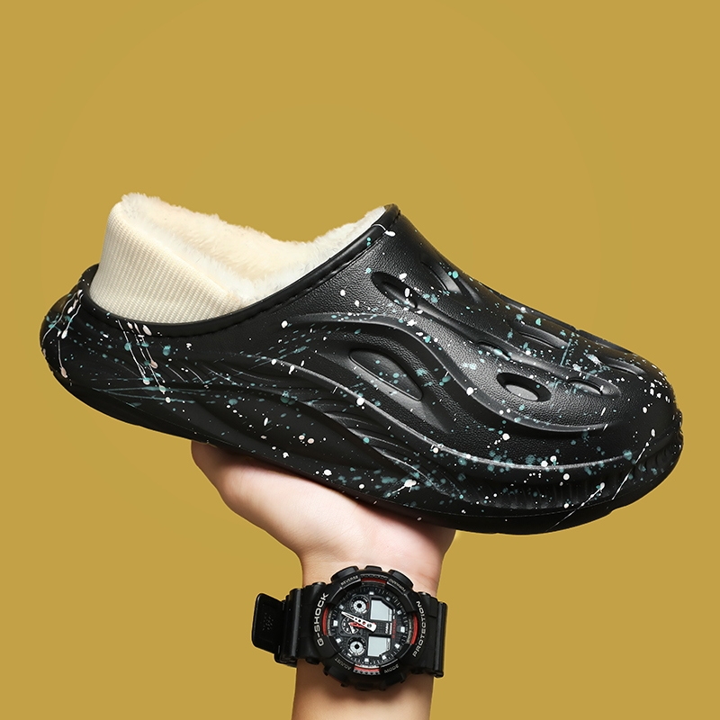 海峡虎防滑耐磨全包棉拖鞋