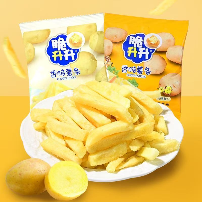 脆升升30包薯条香脆土豆条蜂蜜黄油原味番茄20g零食小吃休闲零食
