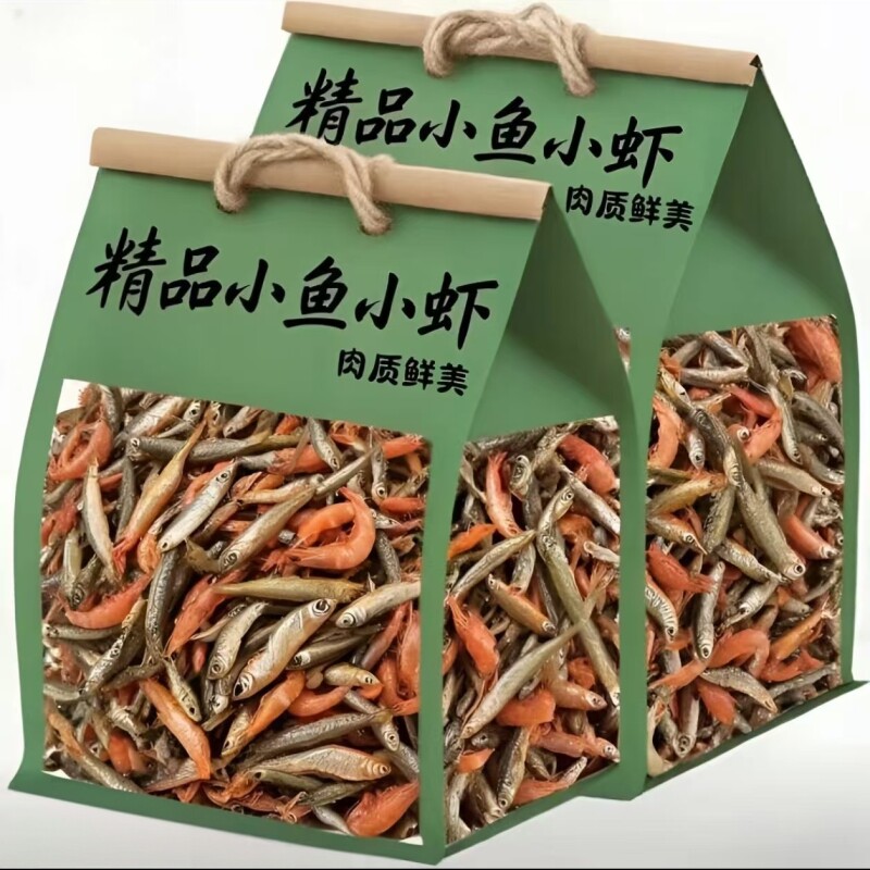 精品小鱼仔小鱼干淡水小鱼小虾干货农家自制白条鱼小虾即食鱼干