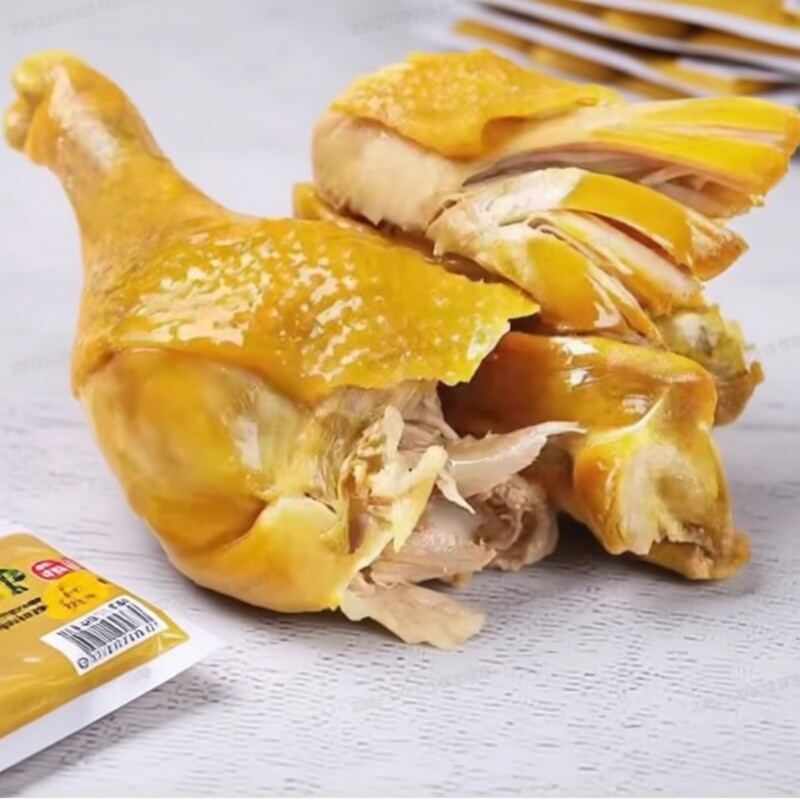 过年盐焗鸡腿大鸡腿乡巴风味真空包装开袋即食休闲食品批发正品