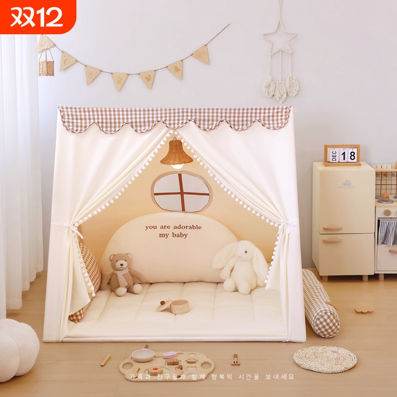 儿童室内帐篷女孩公主小帐篷玩具宝宝男孩秘密基地小屋城堡安全感